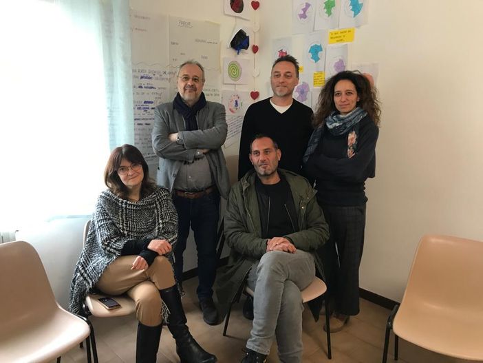 L'assessore Molinari e i referenti della cooperativa sociale Naturart