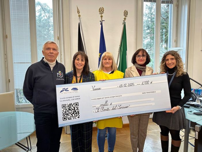 La donazione per Il Ponte del Sorriso La donazione per Il Ponte del Sorriso