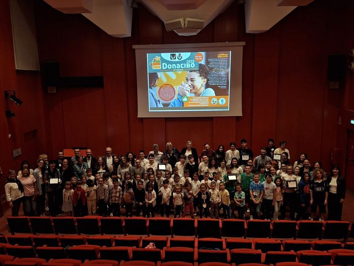 Le delegazioni premiate ai Molini Marzoli