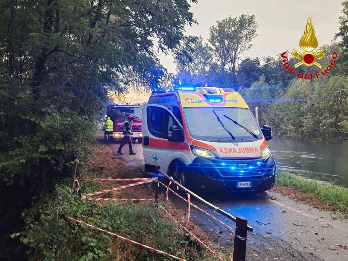 Il luogo della tragedia a Robecchetto con Induno qui e nelle foto in gallery