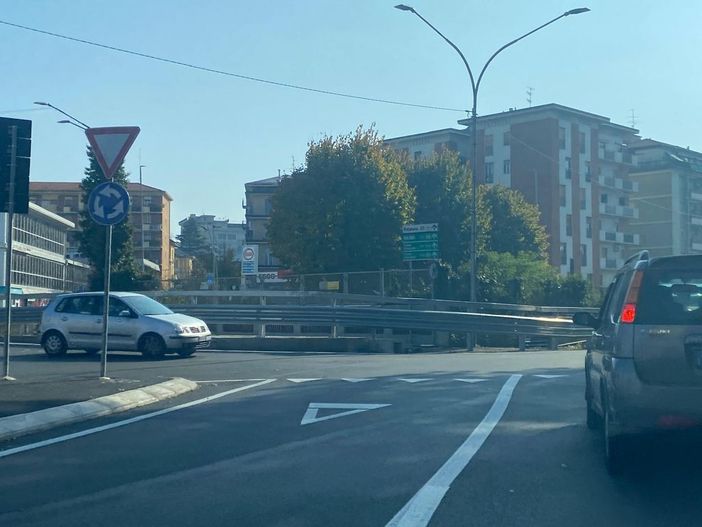 Un'immagine d'archivio di largo Flaiano