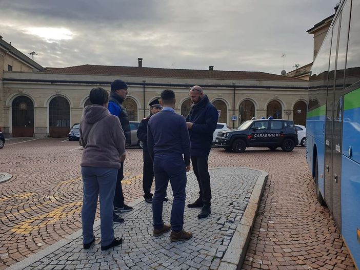 Foto di archivio di un servizio di controlleria fornita da Autolinee Varesine