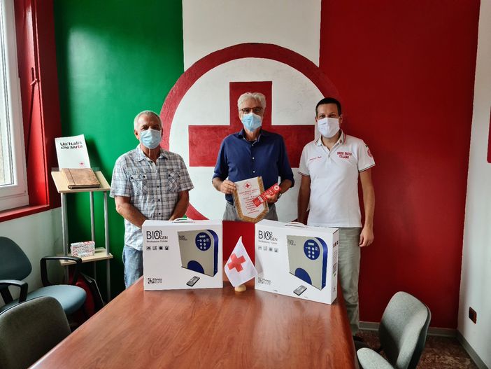 Il Comune di Cremenaga dona due sanificatori ad ozono alla Croce Rossa di Luino e Valli Il Comune di Cremenaga dona due sanificatori ad ozono alla Croce Rossa di Luino e Valli