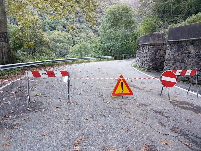 Curiglia con Monteviasco, aperto al transito dei pedoni il passaggio provvisorio a monte del tratto di provinciale crollato