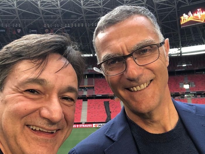 Fabio Caressa e Beppe Bergomi ospiti d'onore del Giugno Sport di Gavirate Fabio Caressa e Beppe Bergomi ospiti d'onore del Giugno Sport di Gavirate