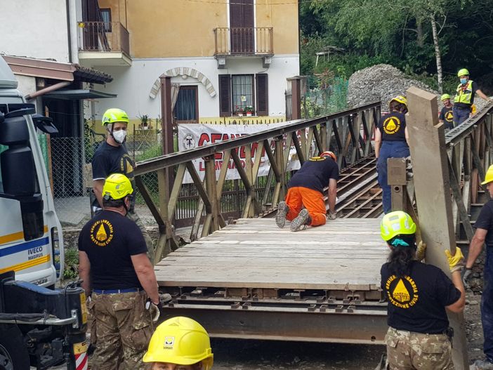 Riapre oggi a Gavirate il ponte di via Bravo Livio a Ca' de Monti