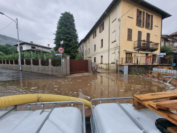 L'alluvione della scorsa estate a Gavirate