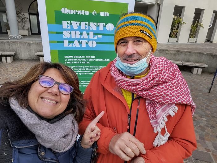 La sindaca Irene Bellifemine con l'ex assessore Faleppa