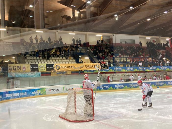 Gli insuperabili tifosi gialloneri a Pergine anche stasera