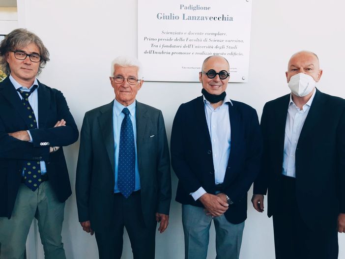 Un padiglione dell’Insubria dedicato a Giulio Lanzavecchia, primo preside di Scienze
