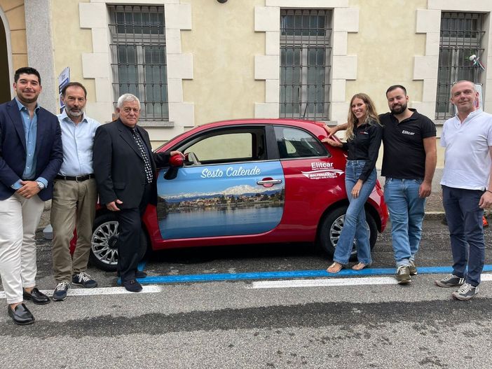La città di Sesto Calende viaggia anche sulle auto