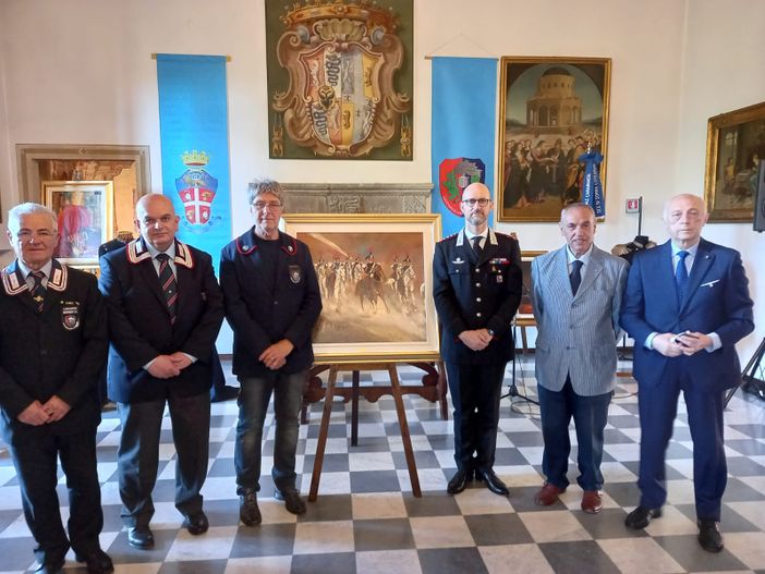 L'Anc di Somma Lombardo dona un quadro al comando provinciale dei carabinieri di Varese L'Anc di Somma Lombardo dona un quadro al comando provinciale dei carabinieri di Varese