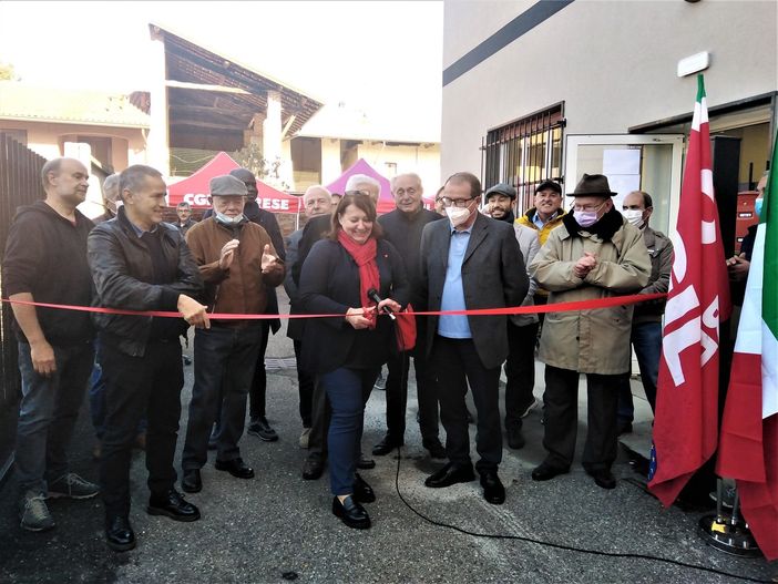 Inaugurata la sede della Cgil di Tradate completamente rinnovata