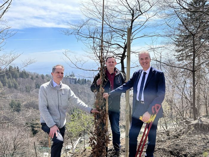 Da sinistra: Luca Molinari, Giuseppe Barra e Tiziano Barea