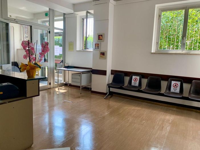 Il centro prelievi di Viggiù in una foto dalla pagina Facebook del Comune