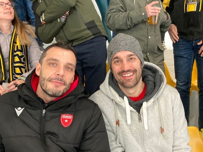 Matt Brase e Paolo Galbiati, i due coach della Pallacanestro Varese (foto di Photosport &amp; more)