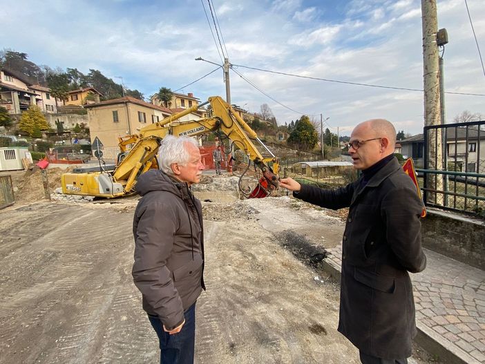 VIDEO e FOTO - Un nuovo ponte sul Tinella per una Luvinate più sicura