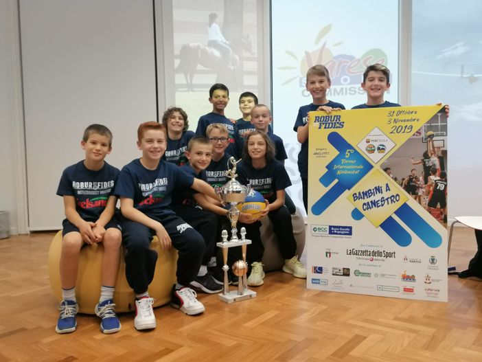 “Bambini a canestro”, torna il torneo internazionale di mini basket della Robur et Fides