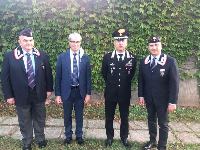 L’Associazione Nazionale Carabinieri saluta il colonnello Claudio Cappello