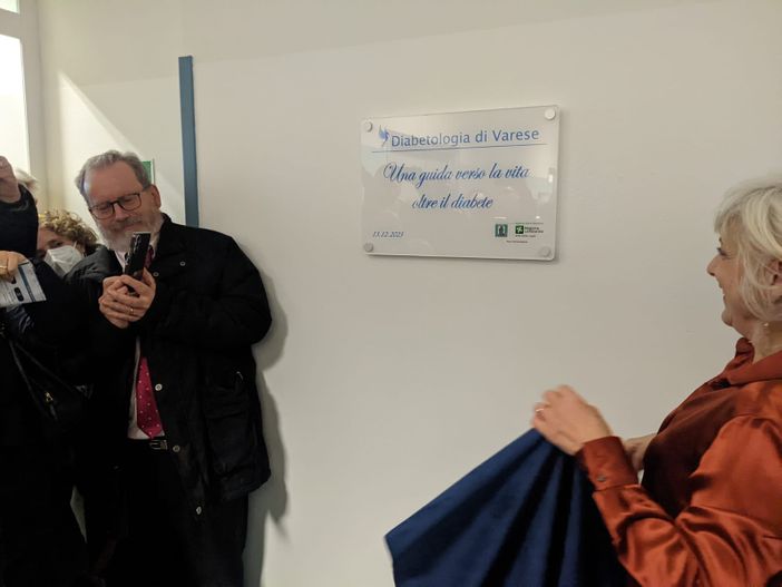 Inaugurati questa mattina i nuovi spazi della diabetologia dell'Ospedale di Circolo