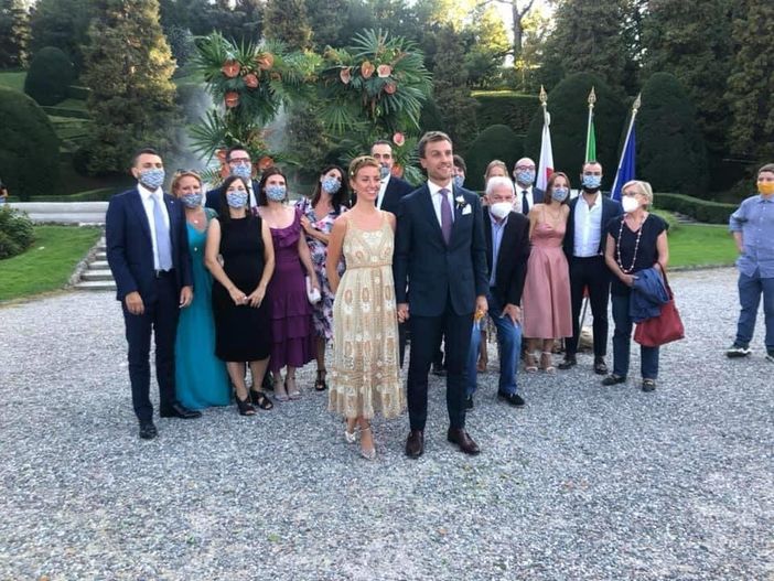 Andrea Civati e la sua Martina posano ai Giardini (foto scattata dall'amico e consigliere Giacomo Fisco)