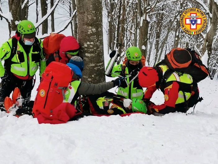 Esercitazione del Soccorso alpino sui monti di Curiglia con Monteviasco