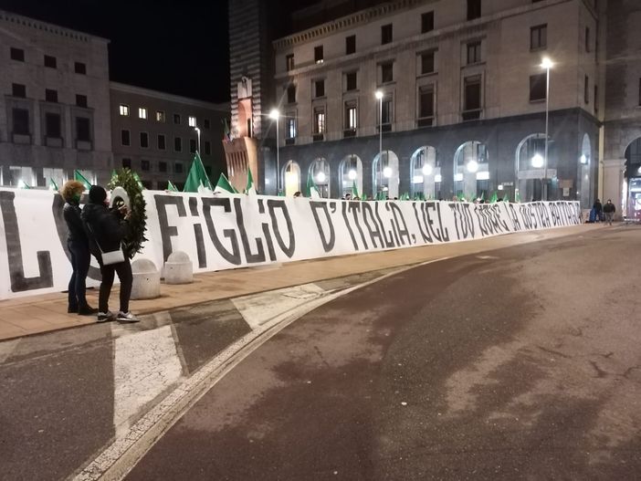 FOTO E VIDEO. Do.Ra e Casa Pound ricordano le vittime delle Foibe FOTO E VIDEO. Do.Ra e Casa Pound ricordano le vittime delle Foibe