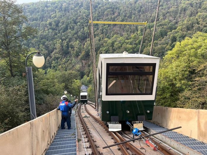 Funicolare di Varese, superato il collaudo. La riattivazione è più vicina