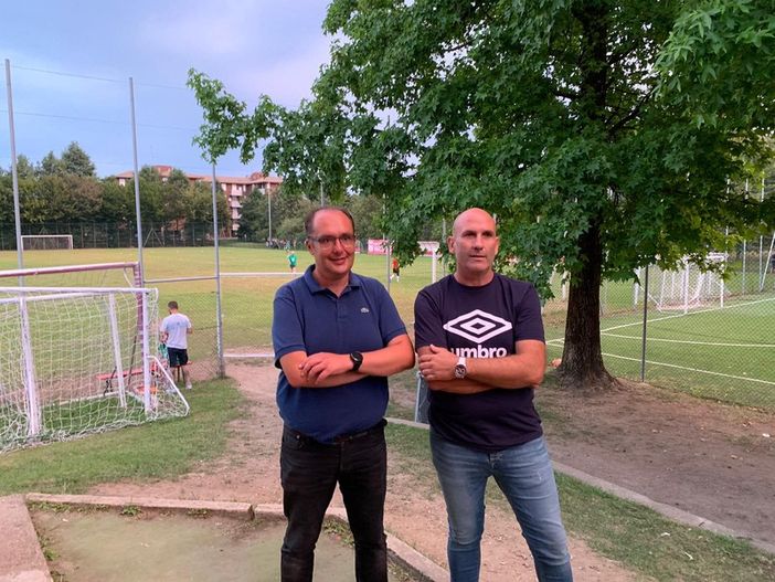 Stefano Amirante e Stefano Pertile, vicepresidente e presidente del Città di Varese (archivio)