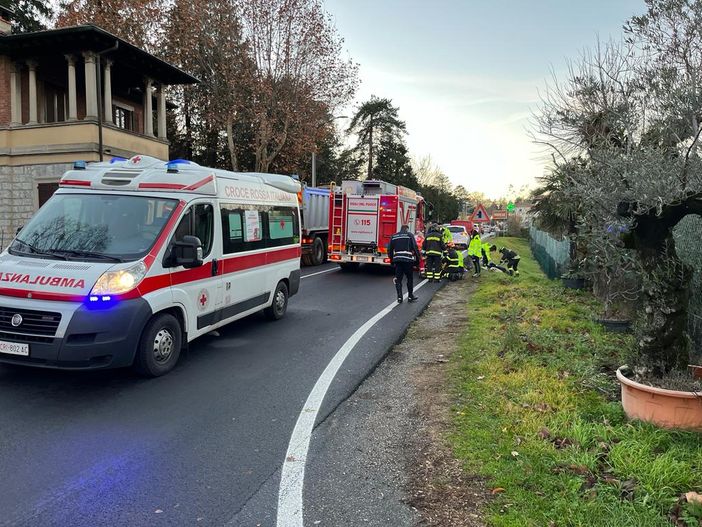 I soccorsi sulla statale 394 I soccorsi sulla statale 394