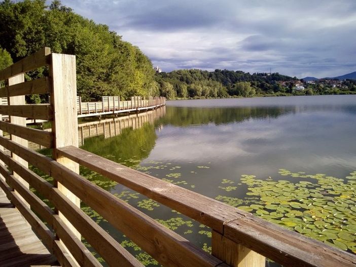 Uno scorcio del lago di Comabbio Uno scorcio del lago di Comabbio
