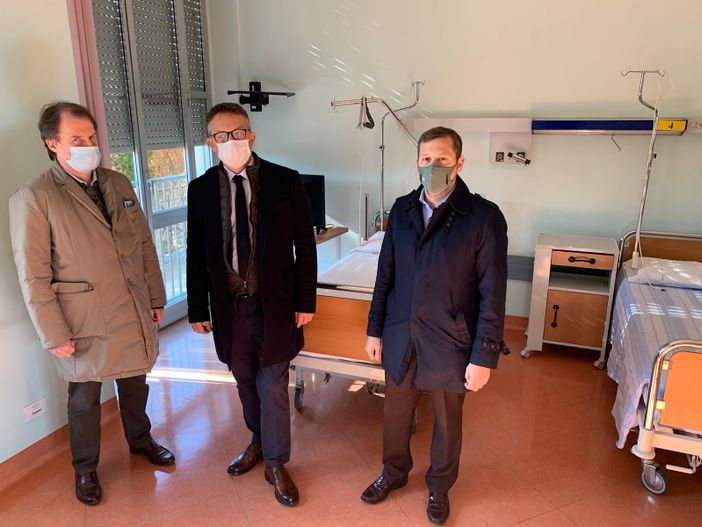 FOTO. Coronavirus, riapre l'Ospedale di Cuasso con 40 posti per pazienti subacuti e degenza di comunità