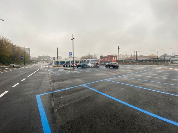 I nuovi parcheggi di piazzale Kennedy