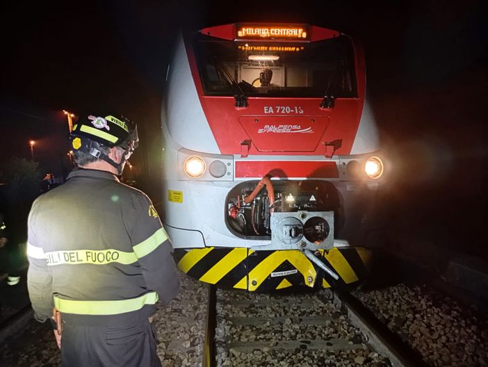I vigili del fuoco sul posto I vigili del fuoco sul posto