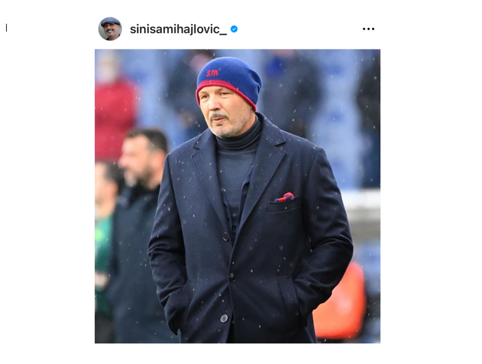 Foto dal profilo ufficiale di Mihajlovic