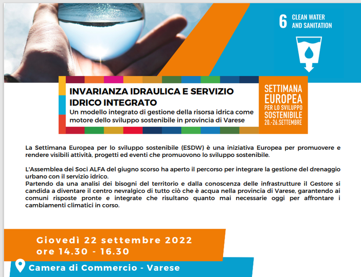 Cos’è l’invarianza idraulica e perché interessa tutti Cos’è l’invarianza idraulica e perché interessa tutti