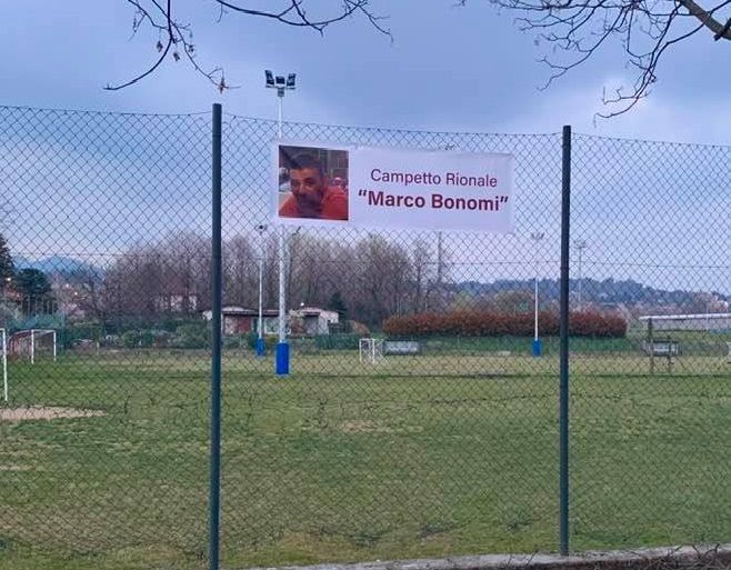 Il campetto di Calcinate degli Orrigoni da oggi è anche di Marco Sciur Bonomi