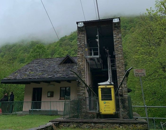 Un momento atteso sette anni: riparte la funivia di Monteviasco Un momento atteso sette anni: riparte la funivia di Monteviasco