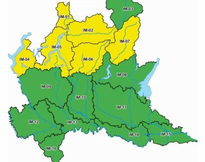 Nuova allerta meteo nel Varesotto, previsti piogge e temporali nel pomeriggio con peggioramenti venerdì