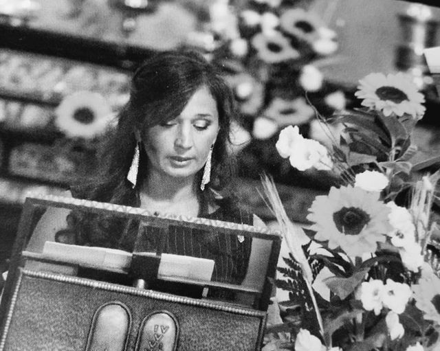 Una foto di Patrizia Salvemini pubblicata sulla pagina Facebook della Rsa Longhi e Pianezza Una foto di Patrizia Salvemini pubblicata sulla pagina Facebook della Rsa Longhi e Pianezza