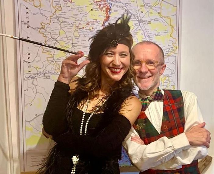 Mario Chiodetti insieme a Maura Tombolato