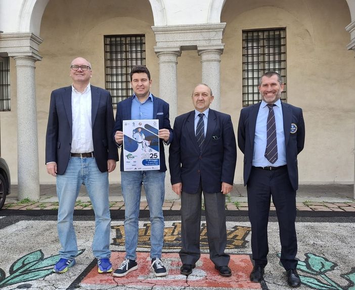 Da sinistra, Emilio Appiana, Luca Folegani, Marco Speroni, Michele Austoni