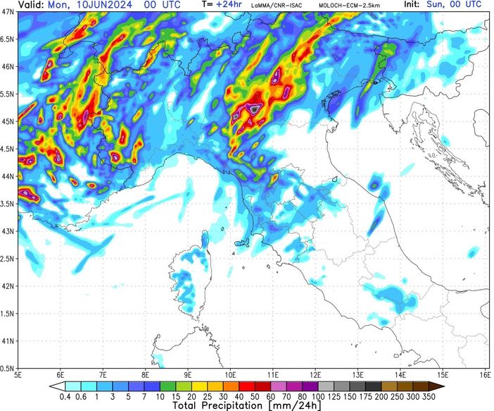 Fase temporalesca alle porte: «Possibile che nella nostra zona non siano così violenti» Fase temporalesca alle porte: «Possibile che nella nostra zona non siano così violenti»