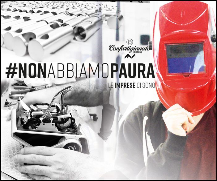 #nonabbiamopaura. La campagna social di Confartigianato Varese contro il Coronavirus e a fianco delle imprese, con anche l'istituzione di un fondo di solidarietà: #nonabbiamopaura