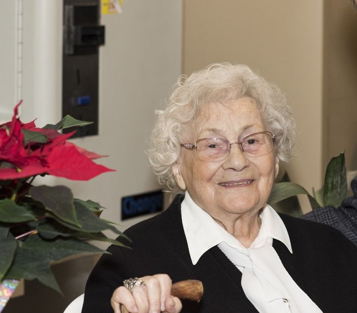 Olga Fiorini, 95 anni e la certezza che carica i suoi ragazzi: «Voi siete numeri uno» Olga Fiorini, 95 anni e la certezza che carica i suoi ragazzi: «Voi siete numeri uno»