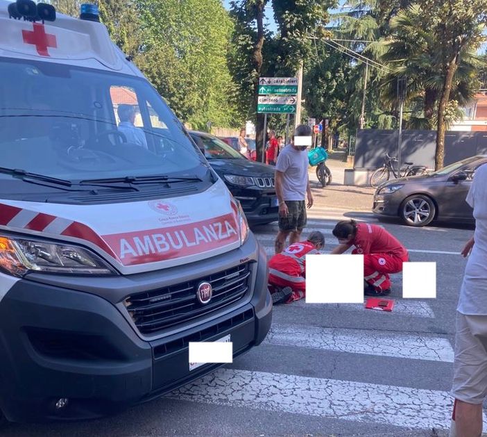 Incidente in viale Cadore, ferito un rider