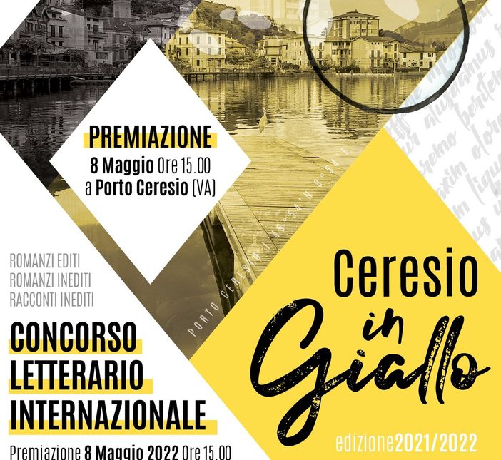 Concorso letterario internazionale “Ceresio in Giallo”: conto alla rovescia per conoscere i nomi dei vincitori