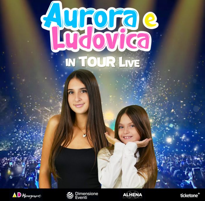 Countdown per il tour live  nei teatri “Aurora e Ludovica in Tour Live”