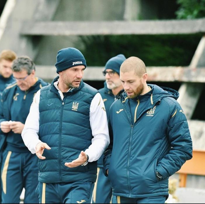 Andriy Shevchenko insieme al suo nuovo preparatore atletico: il professor Andrea Azzalin