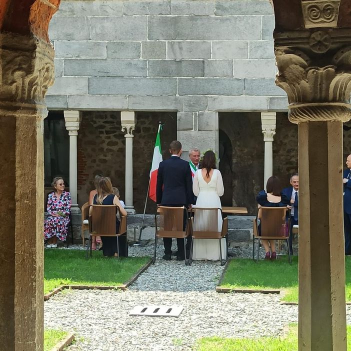 Il primo matrimonio della storia al Chiostro di Voltorre non si scorda mai